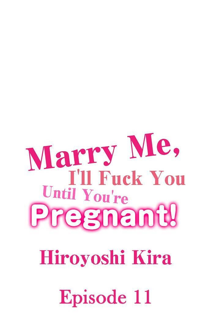 Marry Me I’ll Fuck You Until You’re Pregnant Chapter 11 Manhwaland